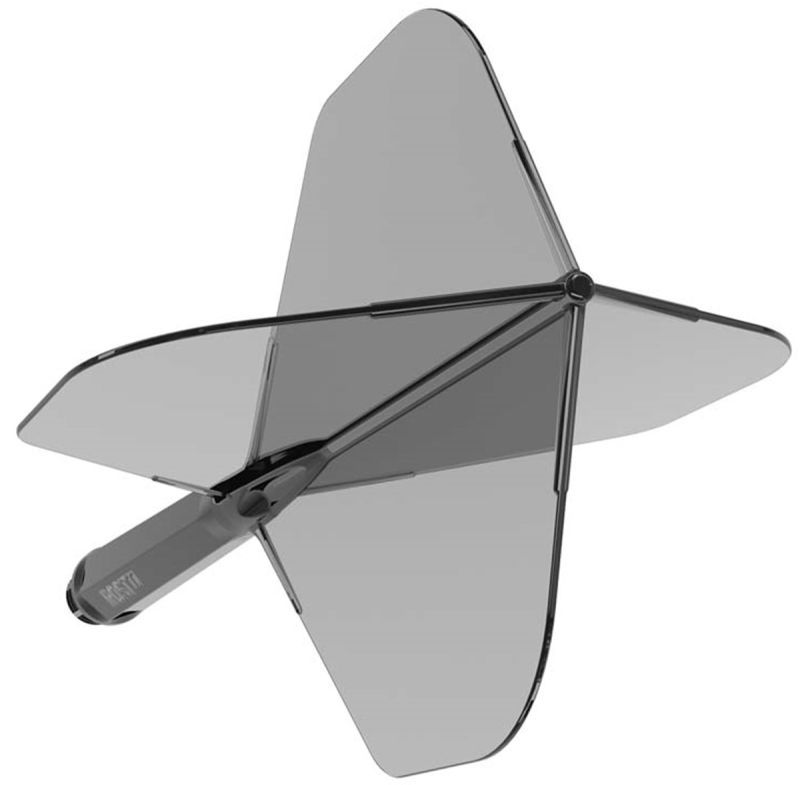 Cuesoul aletta per freccette/Asta ROST 77 Trasparente Nero standard grande Flights