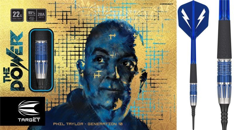 Target Power Gen 10 Phil Taylor Super Darts Edition 95% Softdarts 22 Gramm Softdarts