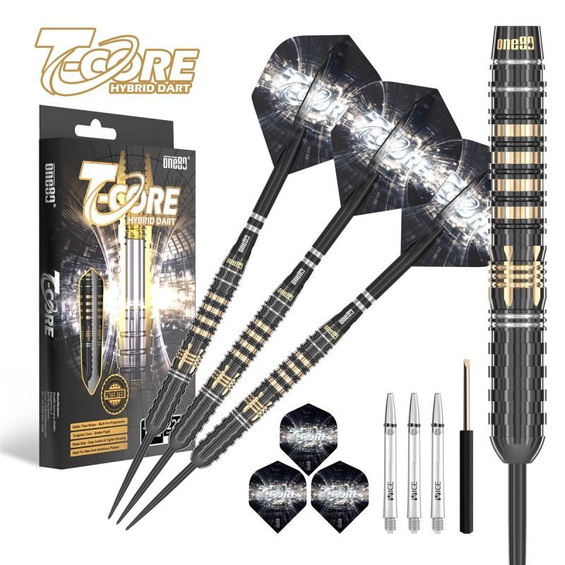 ONE80 T-Core TC2 Steeldarts 22 Gramm Steeldarts