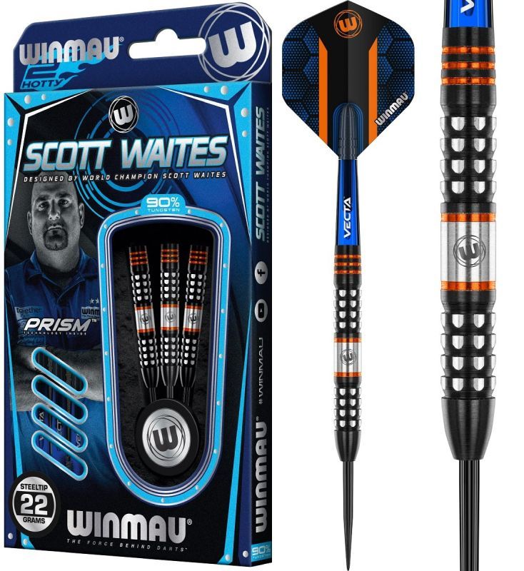 Winmau Scott Waites Steeldart Pfeile 22/24 Gramm Steeldarts