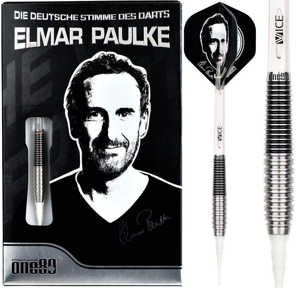 ONE80 Elmar Paulke Signature Dart Le mie freccette elettroniche Soft Tip 19g Softdarts