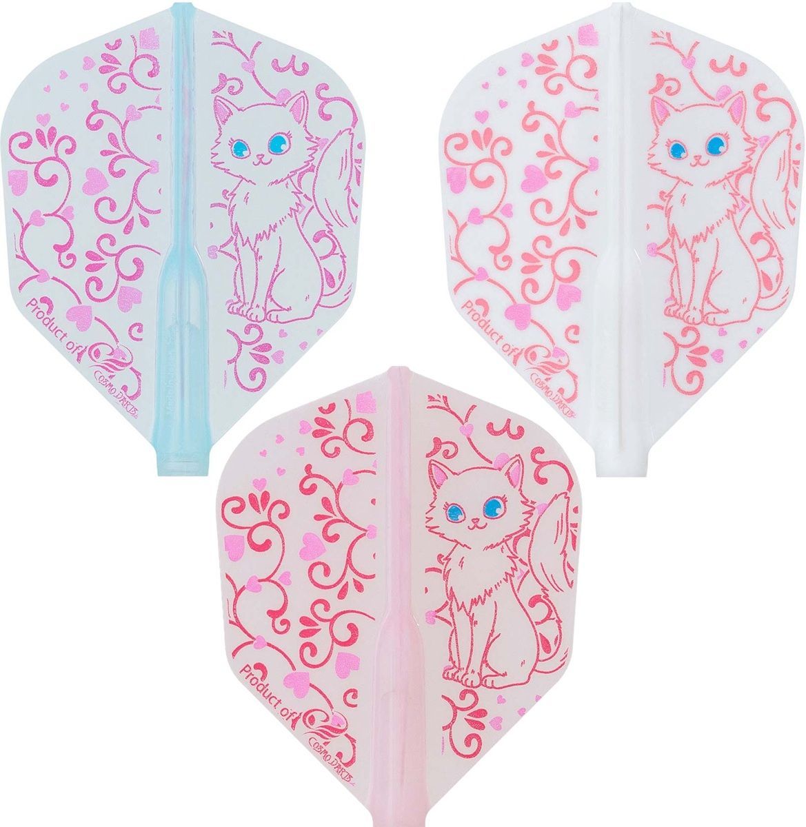 Cosmo Darts Fit Flights Air Mickey Wu Shape Flights