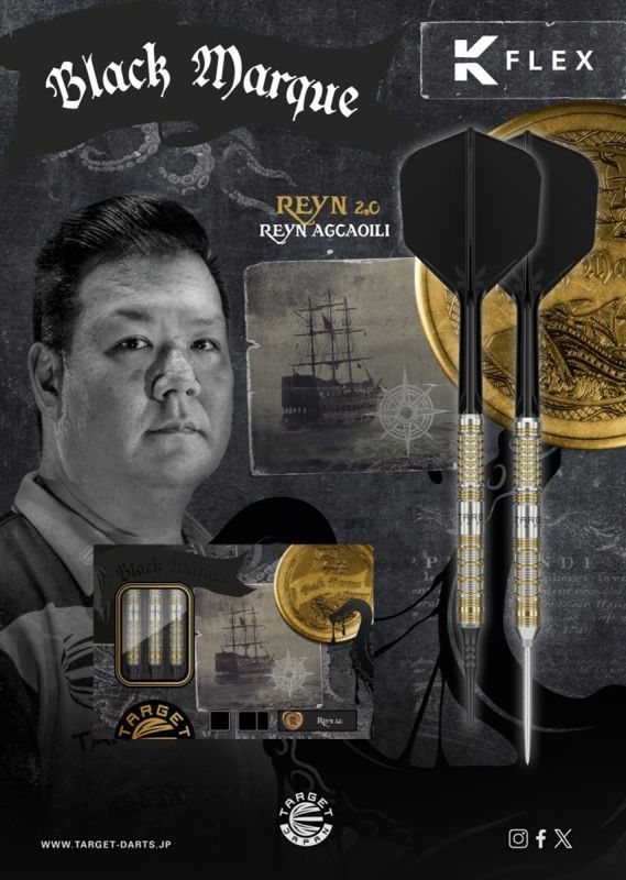 Target Black Marque Reyn G2 90% 2BA Softdarts 17,5 Gramm Softdarts