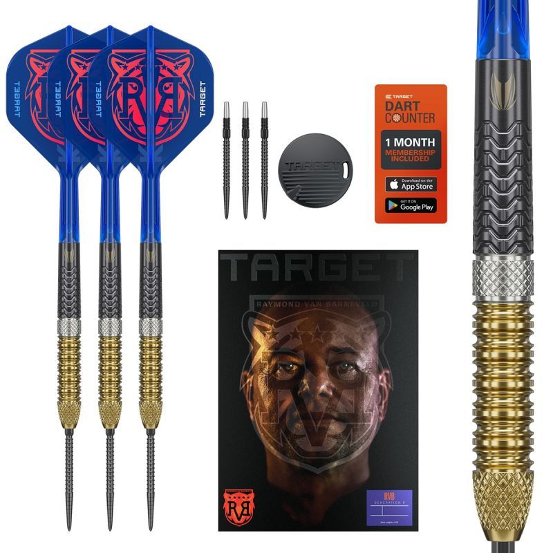 Target Raymond van Barneveld Gen6 Swiss Point 95% Steeldarts 21/23/25 Gramm Steeldarts