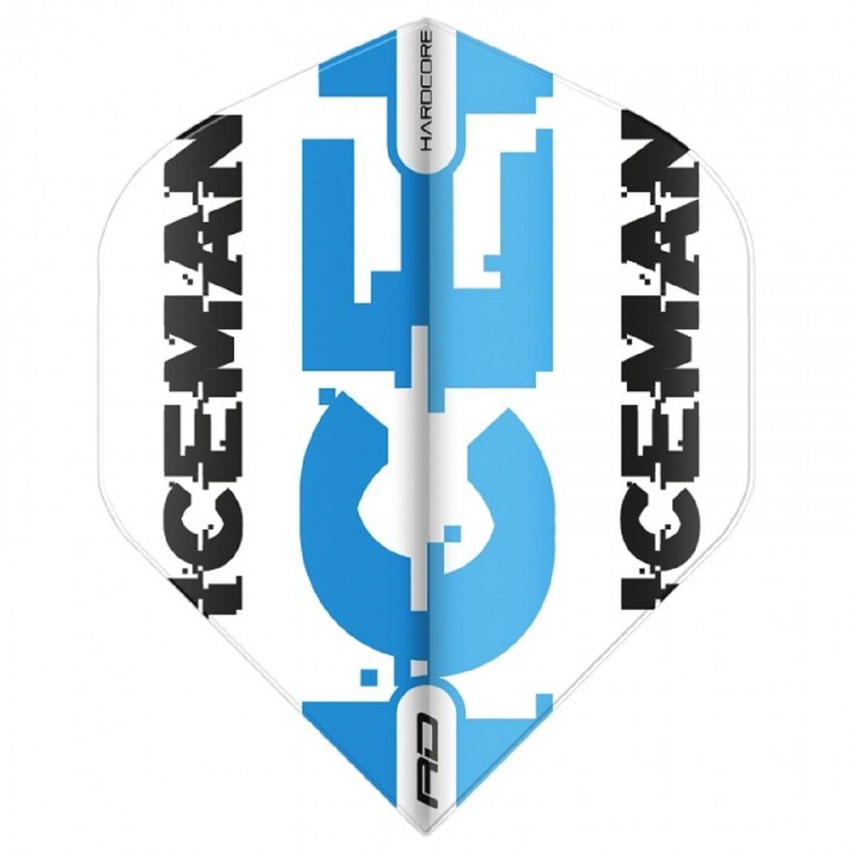 Reddragon Hardcore Gerwyn Price "Iceman" Dart Flights 2020 Weiß/Blau Flights