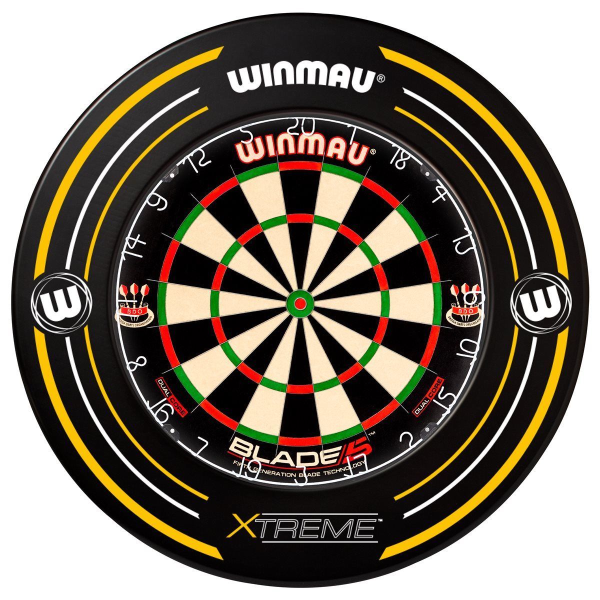1 tlg. Winmau Dart Catchring Dart Auffangring Xtreme 2 Gelb/Schwarz Auffangring
