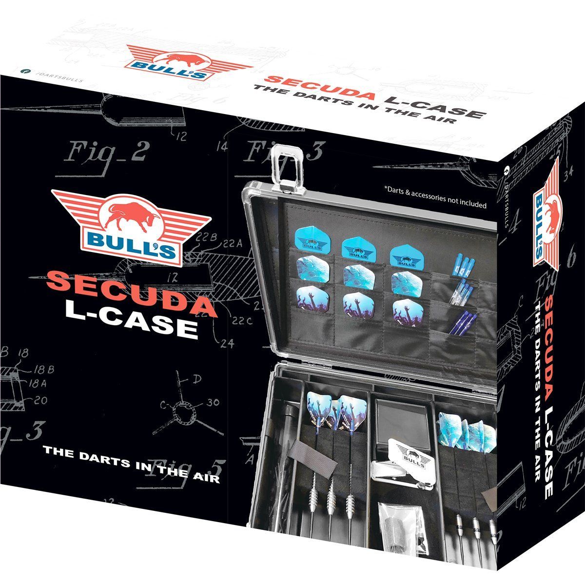 Bull's Secuda L-Case Dart Koffer Dart Tasche