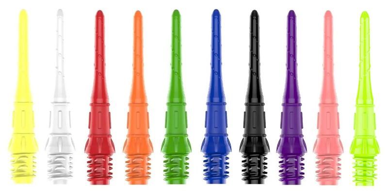 L-Style Premium Lippoint noir blanc rouge jaune bleu pointes souples pour fléchettes Soft Dart Spitzen