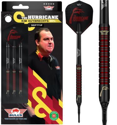 Bull's Kim Huybrechts 90% Black Titanium 18/20 Gram Softdarts Softdarts