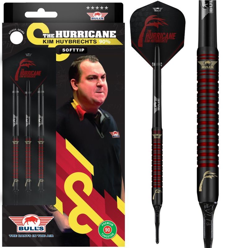 Bull's Kim Huybrechts 90% Black Titanium 18 Gramm Softdarts Softdarts