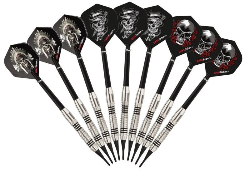 Dartfieber Soft Dart Pfeile 18 Gramm 3-9 Stück Softdarts