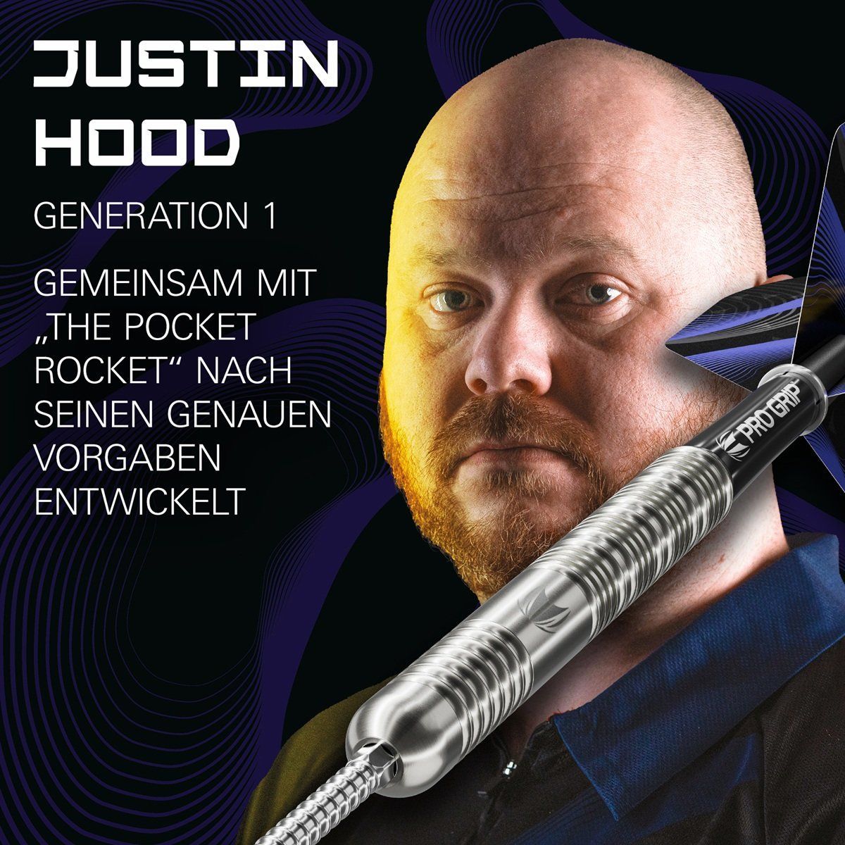 Target Justin Hood SP 90% Steeldarts 23 Gram Steeldarts