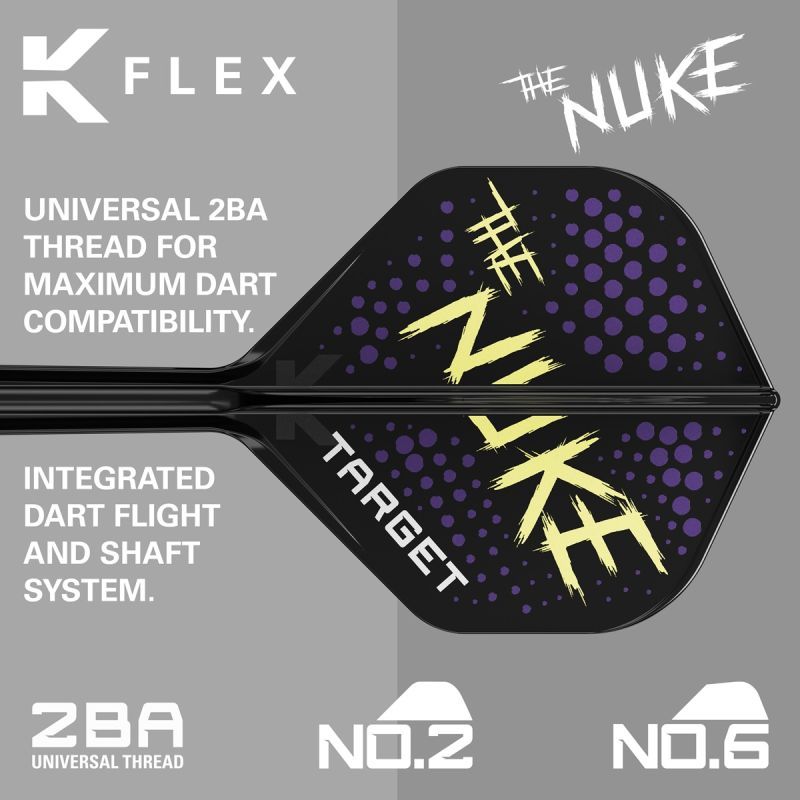 Target K-Flex Luke "The Nuke" Littler Shaft/Flight System Shape No6 Shafts