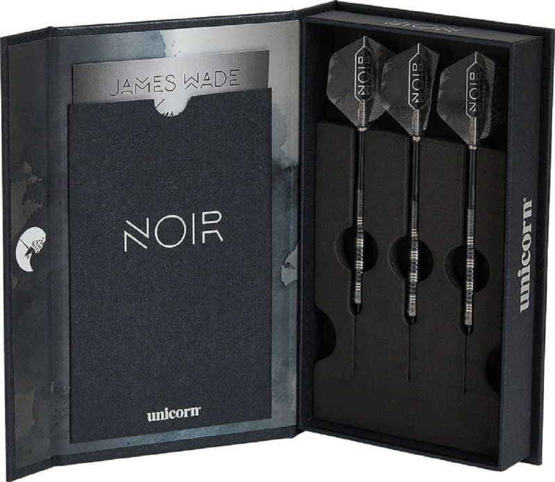 Unicorn James Wade Noir 2022 90% Steeldarts 21 Gramm Steeldarts