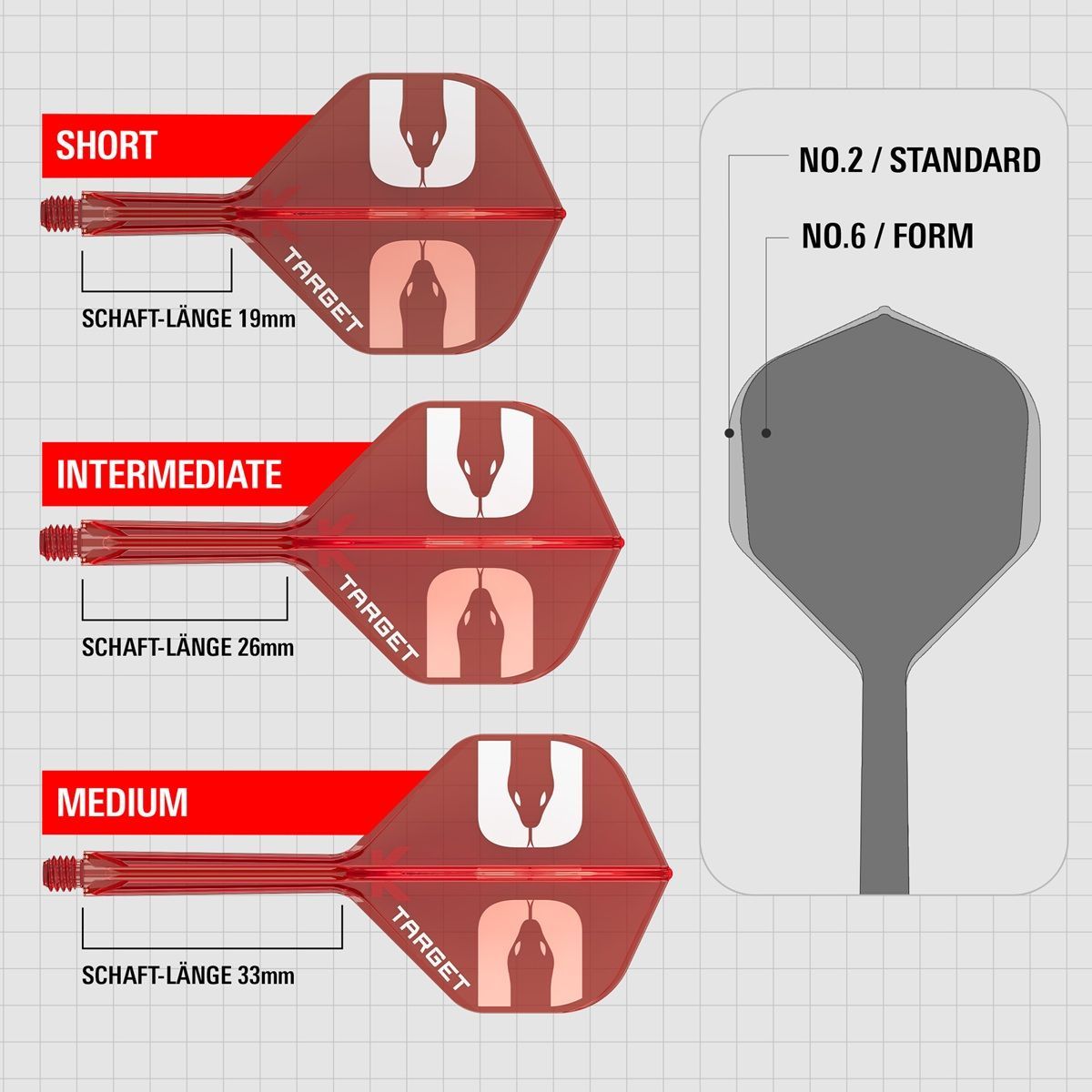Target K-Flex Nathan Aspinall Shaft/Flight System Standart No2 Shafts