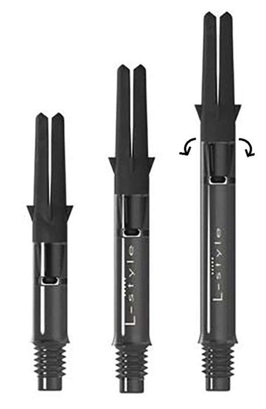 L-Style Dart Schafts L-Shaft Carbon Spinner Spin-Effekt Shafts