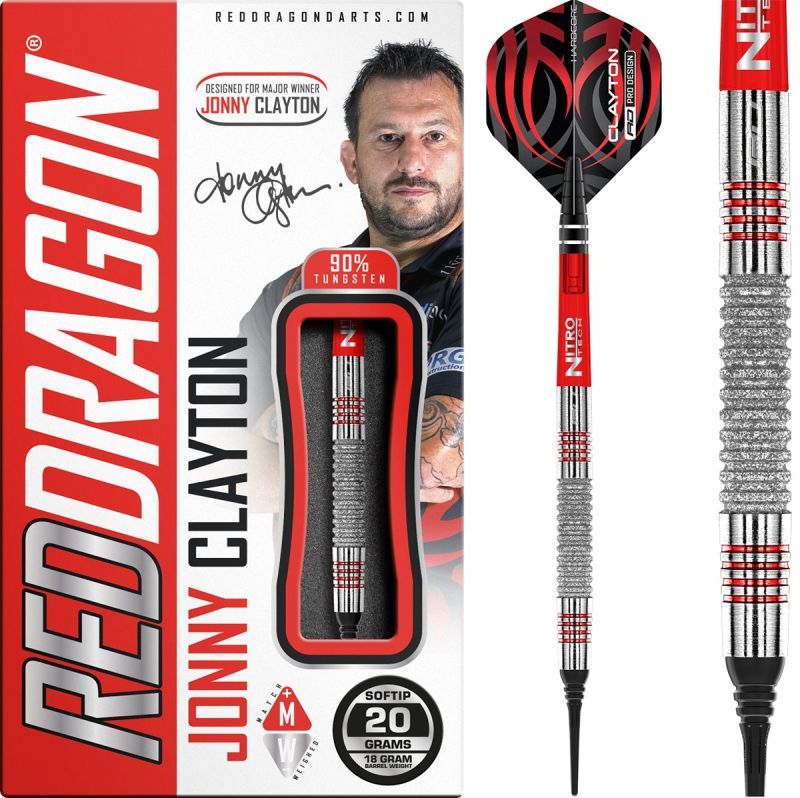 Reddragon Jonny Clayton Element 90% Softdarts 20 Gram Softdarts
