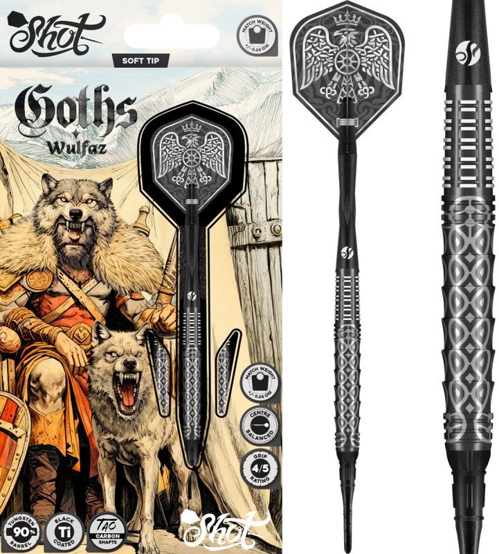 Shot! Goths Wulfaz 90% Tungsten Softdarts 20 Gramm Softdarts