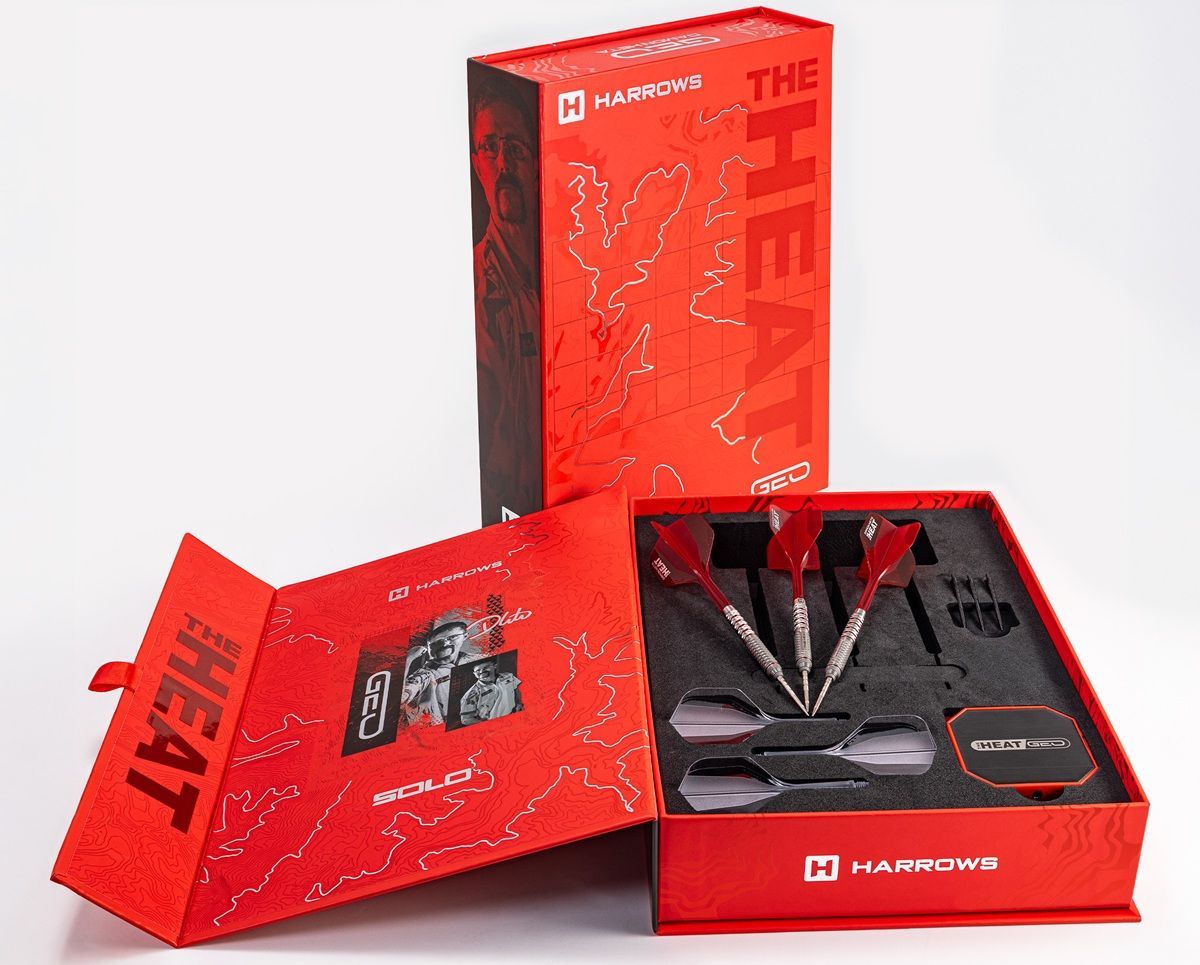 Harrows Damon Heta GEO Quick Point 90% Steeldarts 22/23/24/25 Gram Steeldarts