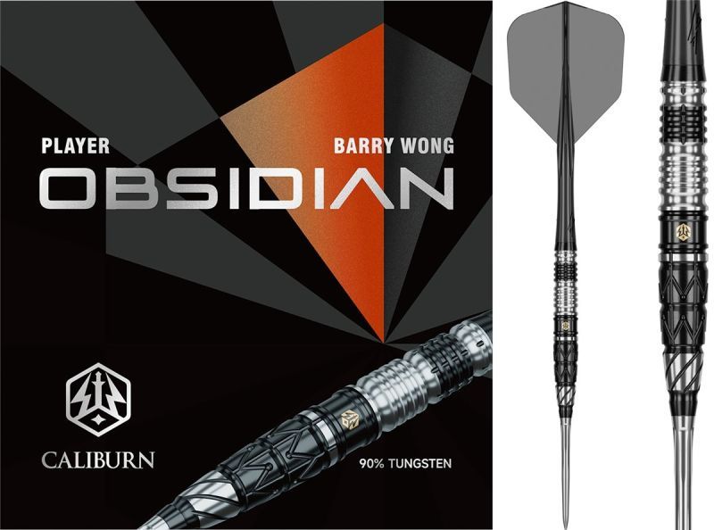 Caliburn Player Obsidian Barry Wong 90% Steeldarts 23/25 Gramm Steeldarts