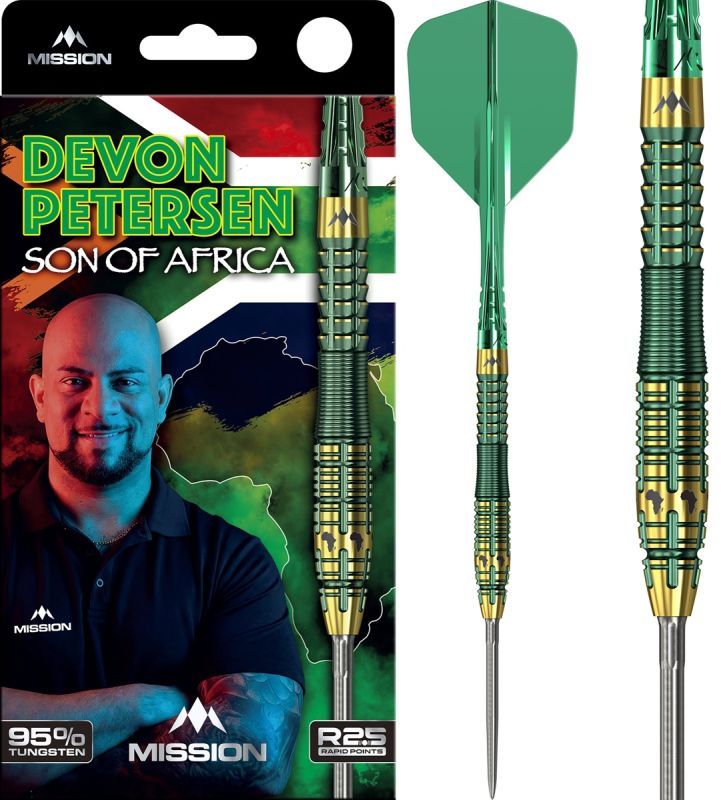 Mission Devon Petersen RP 95% Steeldarts 22/24 Gram Steeldarts