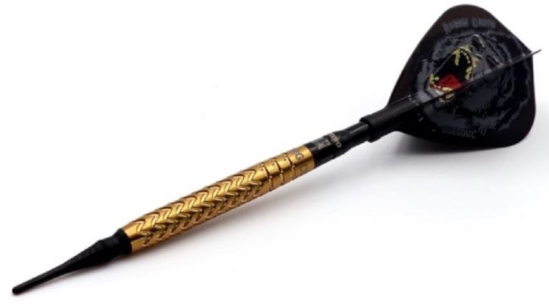 Cuesoul KONG Robbie Green Gold + TERO Flights Softdarts 20 Gram Softdarts