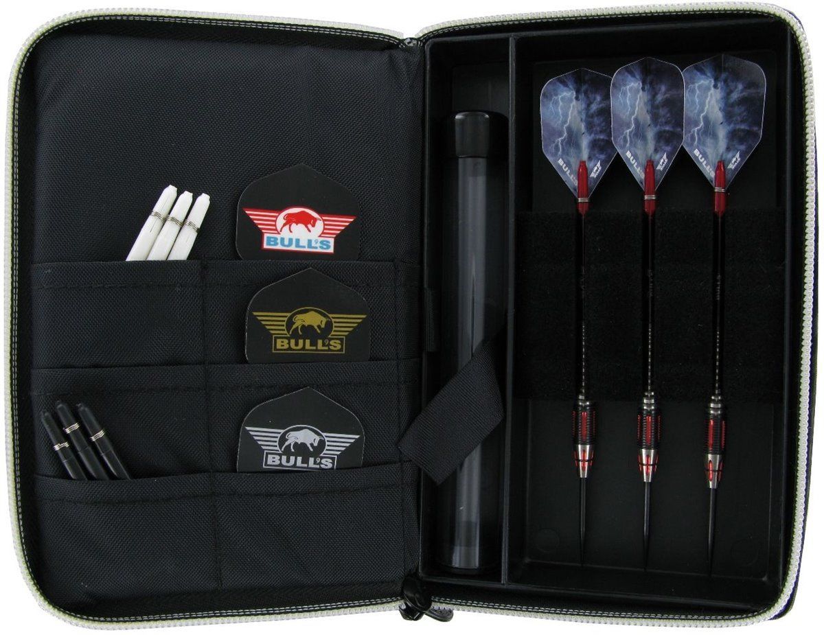 Bull's Dartcase Schwarz Unitas Carbon Style Dart Tasche
