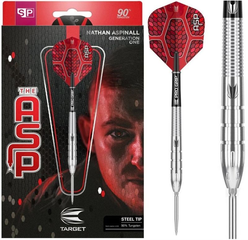 Target Nathan Aspinall G1 Swiss Point 90% Steeldarts 22/24/26 Gram Steeldarts