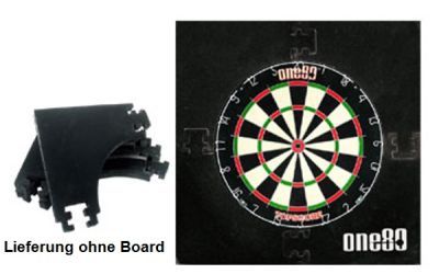Surround quadrato 4 pezzi per bersaglio Nero – 70 cm Wandschutz