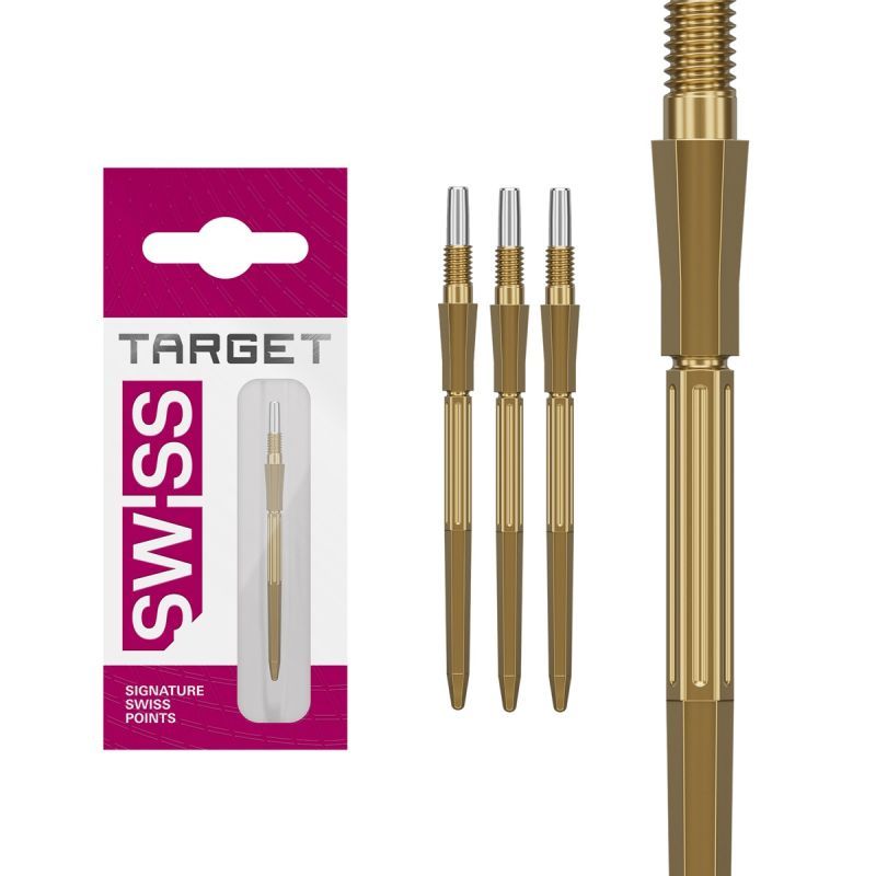 Target Swiss Point Elysian Archetype 43 30/35/42 mm Oro/Nero/Argento Wechselspitzen