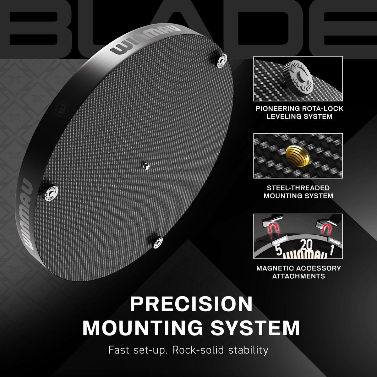 WINMAU Dartboard Blade X Bristle Board