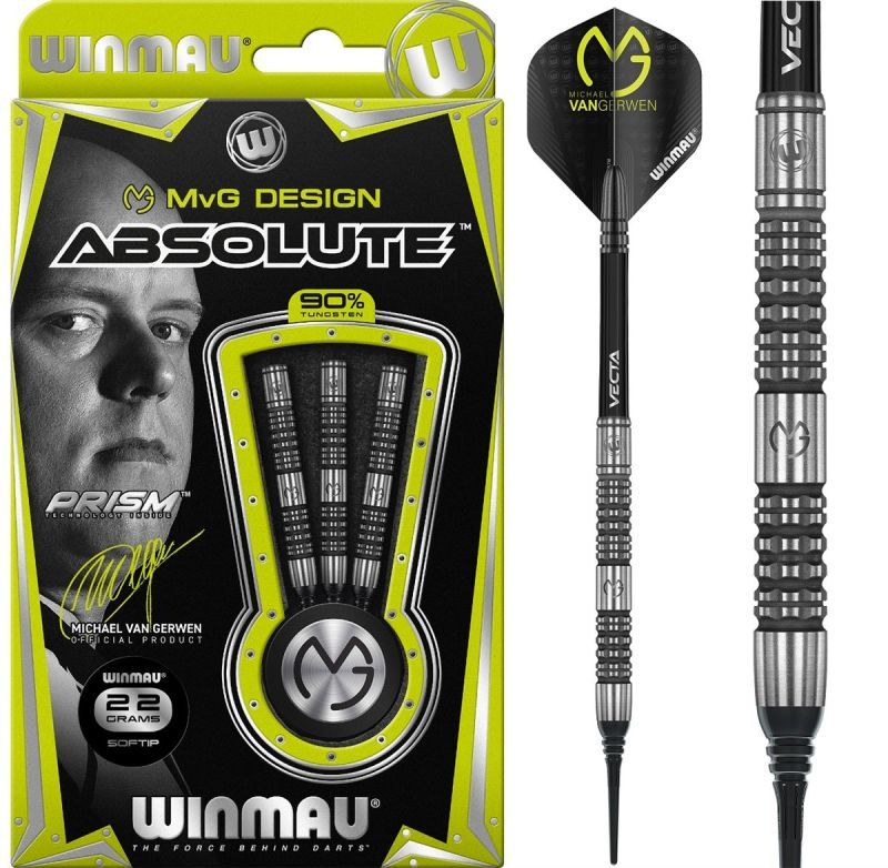 Winmau Michael van Gerwen Absolute Soft Darts 22 Gramm Softdarts