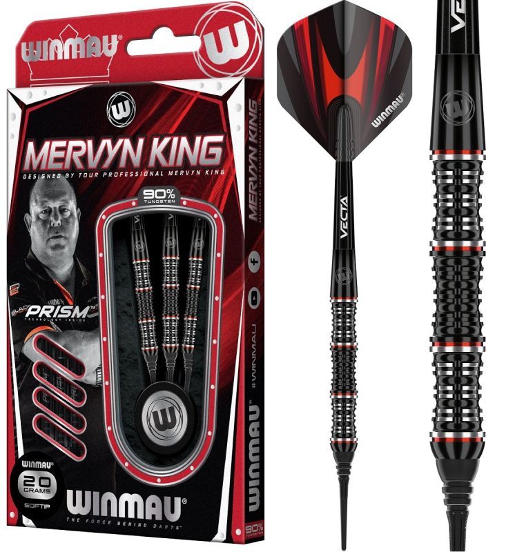 Winmau Mervyn King 2021 Softdarts 20/22 Gramm Softdarts