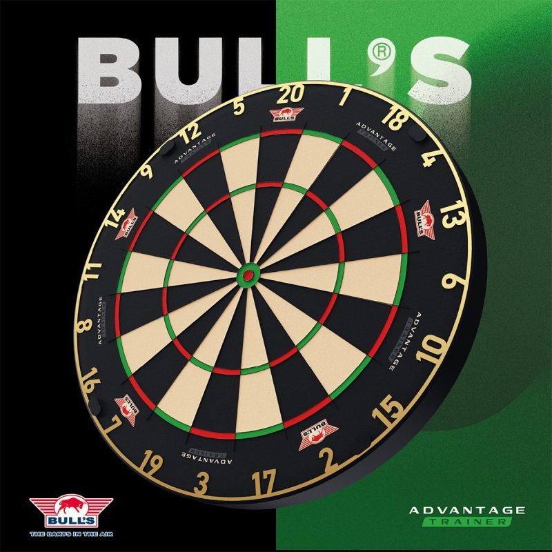 Bull's NL Gold Advantage 8 Trainer Board Dartboard Bristle Board