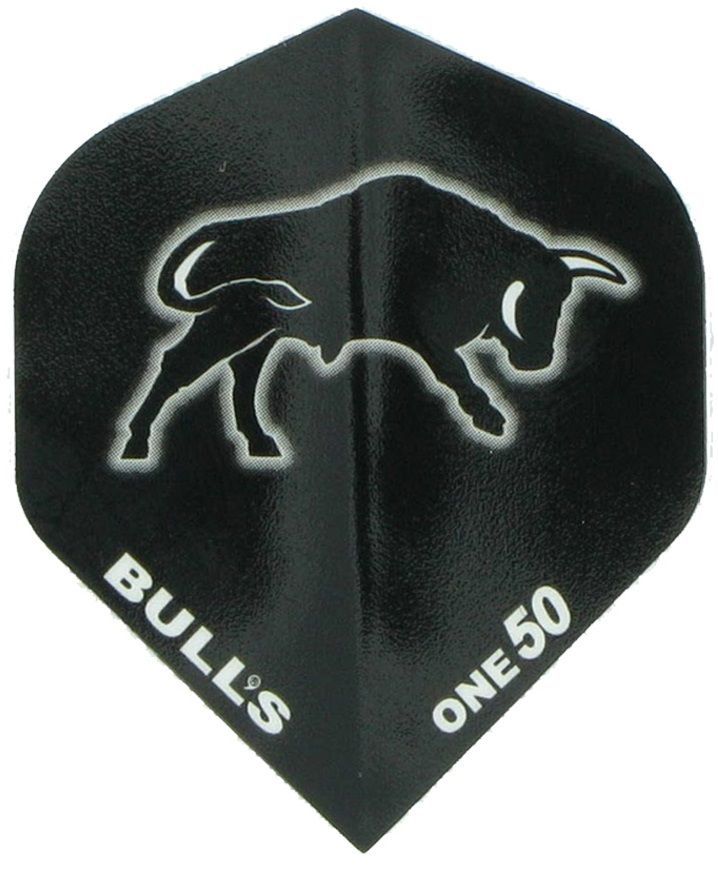 Bull's One50 - Black Dart Flights 150 Micron Flights