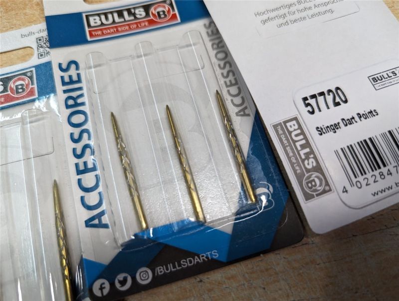 Bull´s Stinger Dart Pionts 35 mm Wechselspitzen