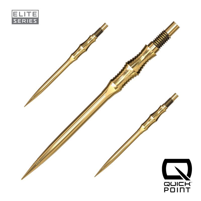 Harrows Quick Points Apex Spire 30/35/40 mm Silver/Black/Gold Wechselspitzen