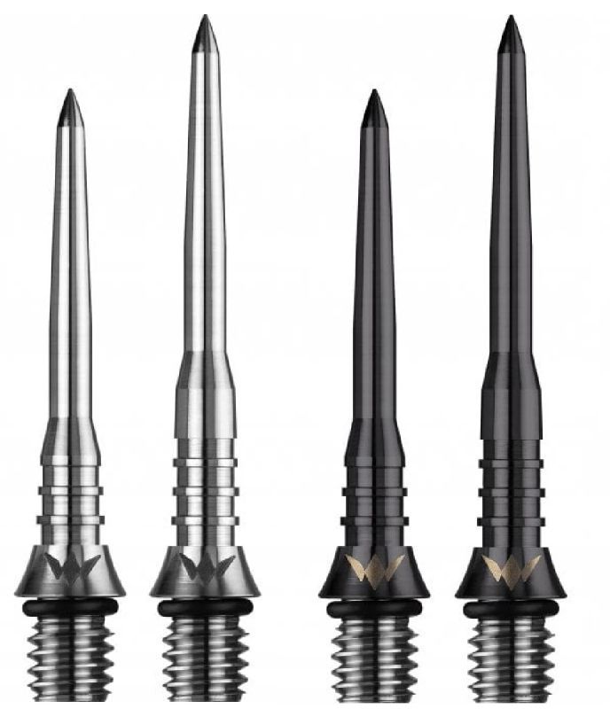 Mission Titan Pro Ti Conversion Points 26/30 MM GROOVED Schraubspitzen 2BA Gewinde Schraubspitzen Tips