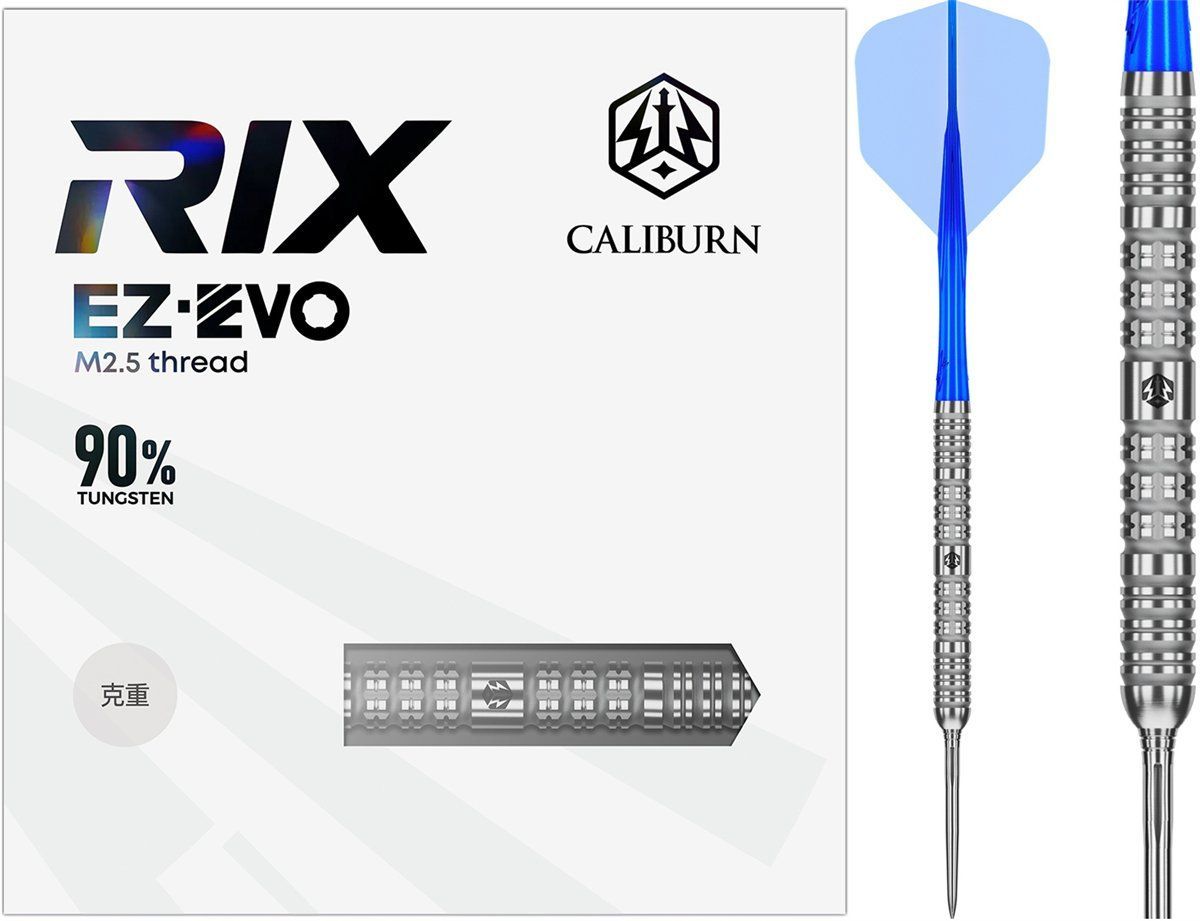 Caliburn EZ-EVO RIX R1 90% Steeldarts 21/23/25 Gramm Steeldarts