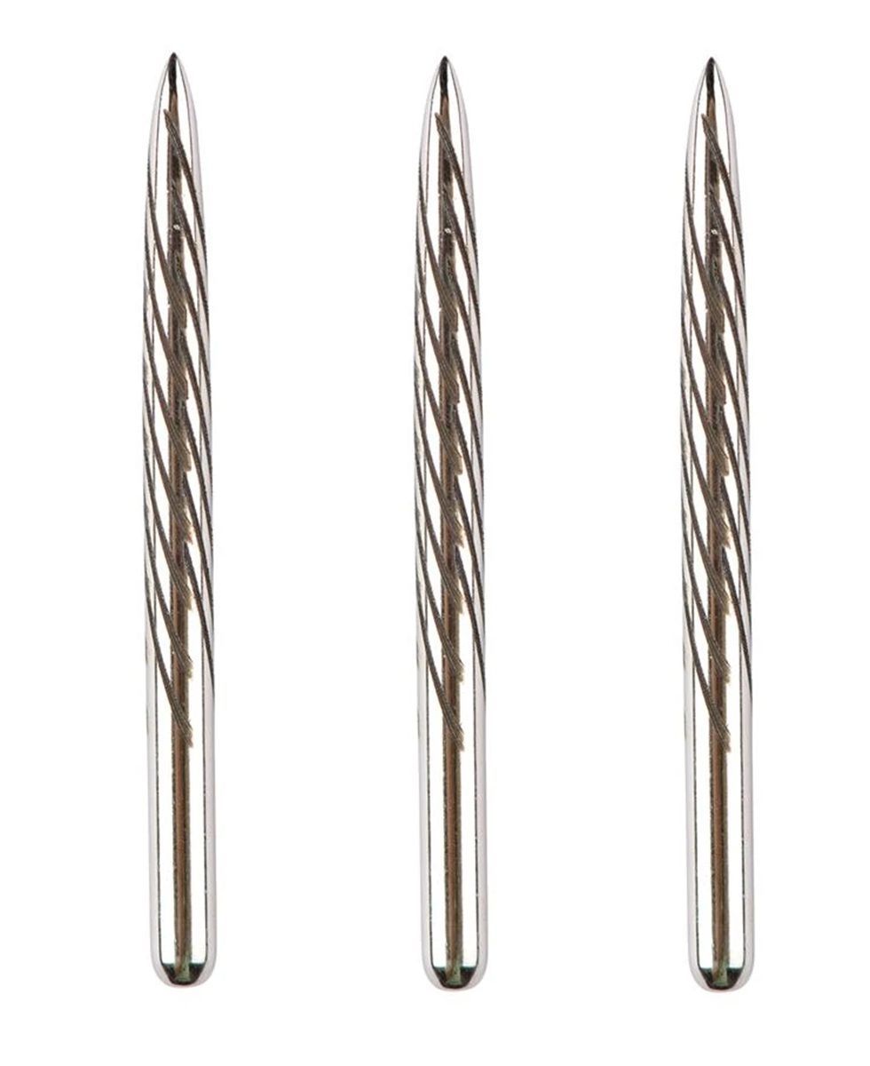 Pointe de fléchette One80 Aztech Steel, type C, argentée, 32/34/36 mm Wechselspitzen