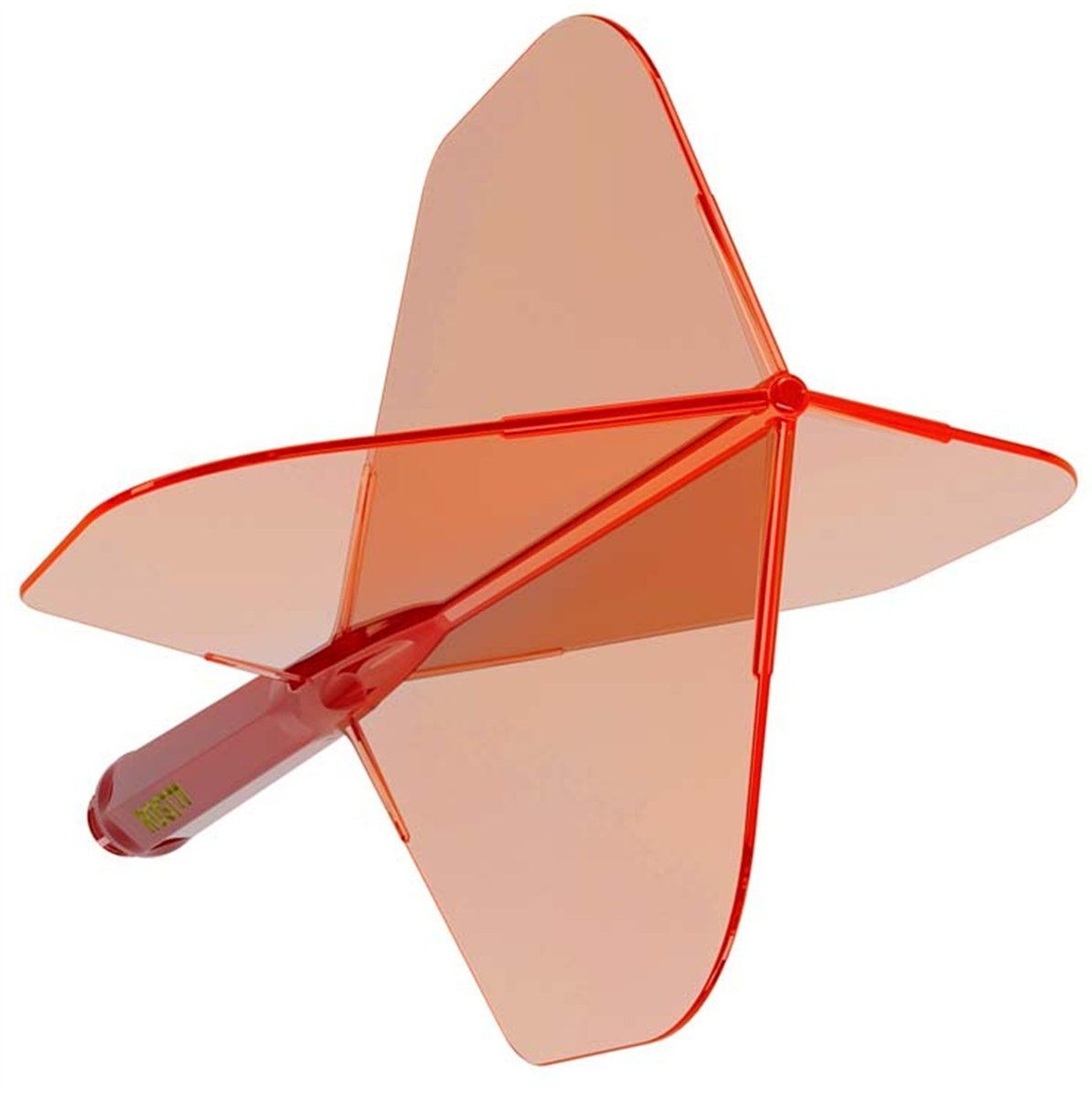 Cuesoul Dart Flight/Shaft ROST 77 Clear Red Big Standard Flights