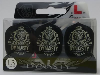 L-Style Flight EZ Shape L3 Dynasty Schwarz Flights