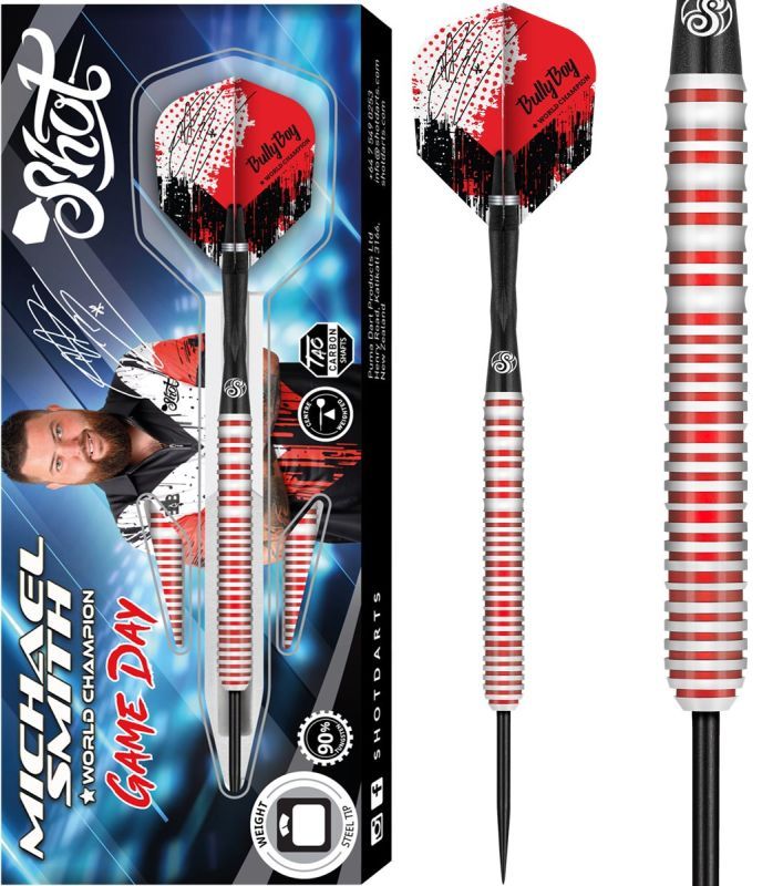 Shot Michael Smith Game Day Steeldarts 90% 21/22/23/24/25/26 Gramm Steeldarts