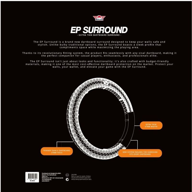 BULL'S EP Surround Slim senza stampa / Anello di protezione Auffangring