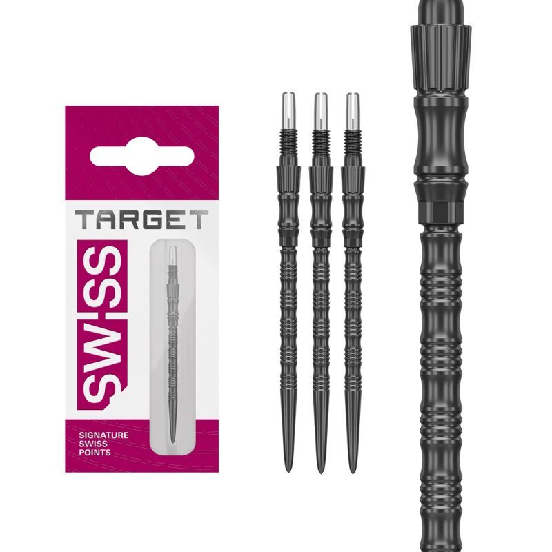 Target Swiss Point Signature TRB 30/35/42 mm Oro/Nero/Argento Wechselspitzen