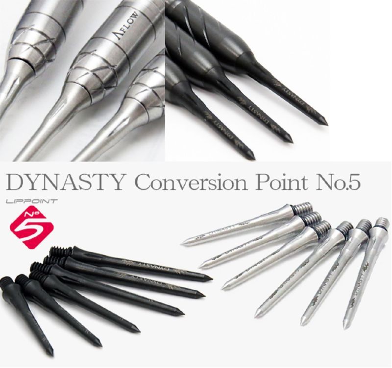 Dynasty Wechsel Spitzen Conversion Points 25/30 mm Kleingewinde & No.5 Schraubspitzen Tips