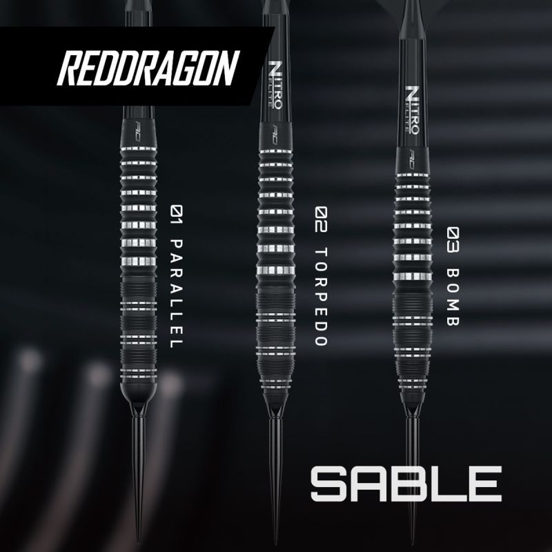 Reddragon Sable Torpedo Switch Point 90% Steeldarts 23/24/25 Gramm Steeldarts