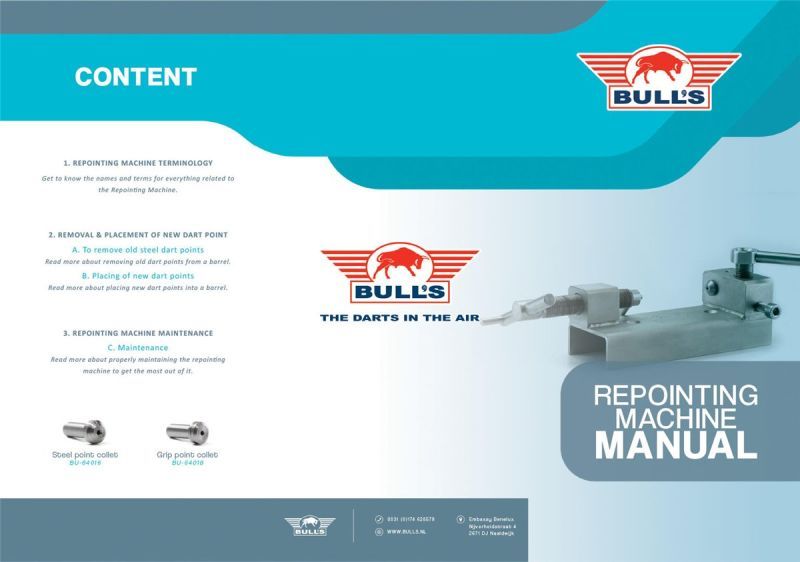 Bull´s Repointing Machine Dart Spitzen Wechsel Maschine Tool Werkzeug