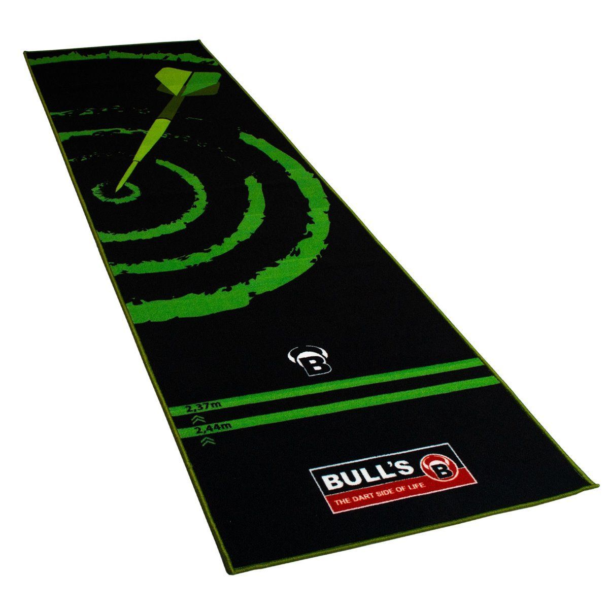 BULL'S Carpet Mat "140" Green Grün Dart Teppich 280 x 80 cm Dart Schutzmatte