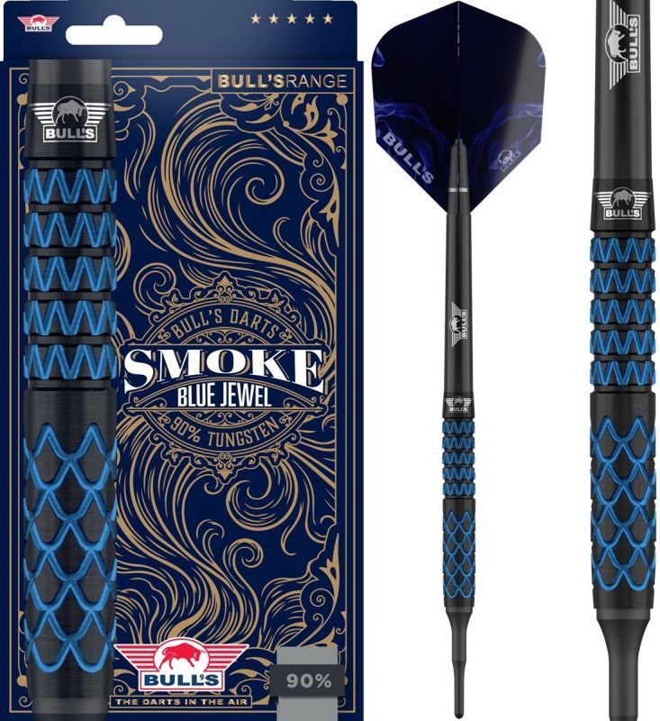 Bull´s Smoke Blue Jewel 90% Softdarts 18 Gramm Softdarts